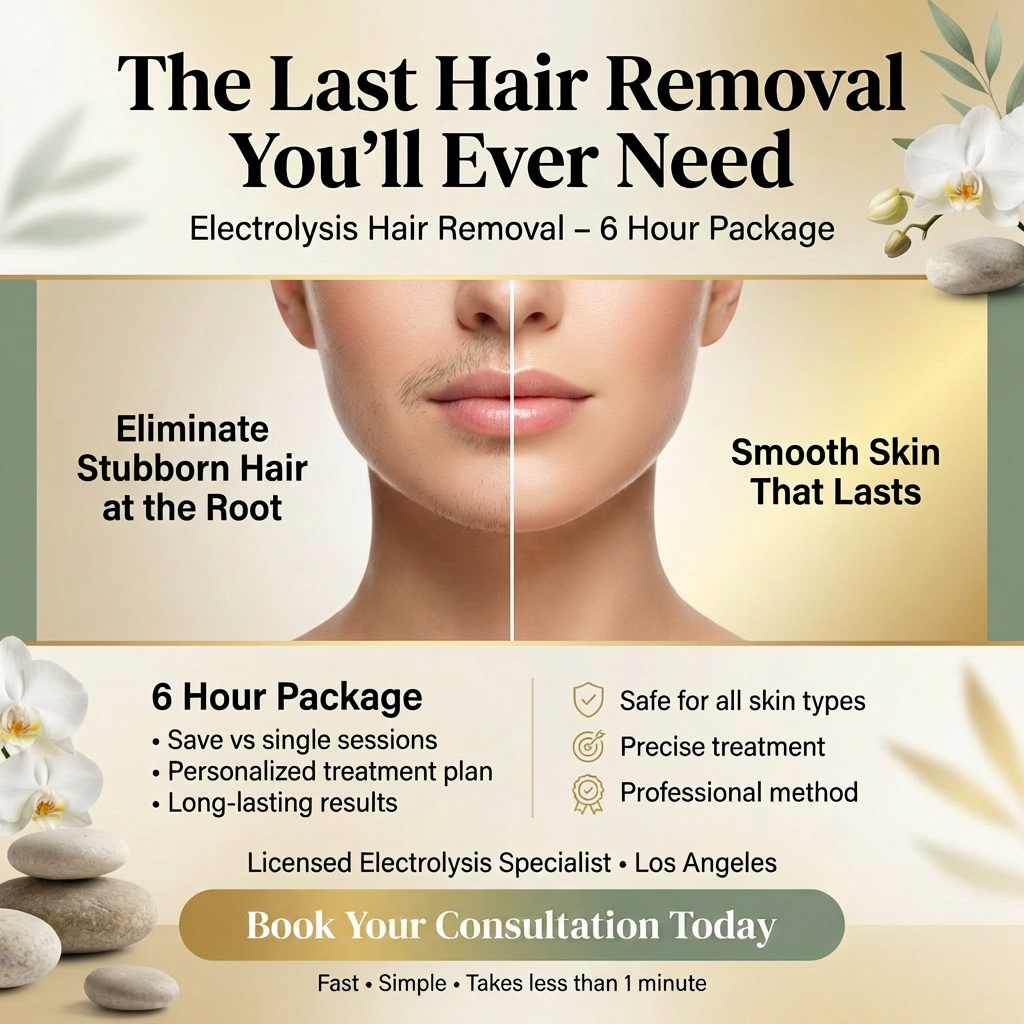 Electrolysis Hair Removal Hour Packages