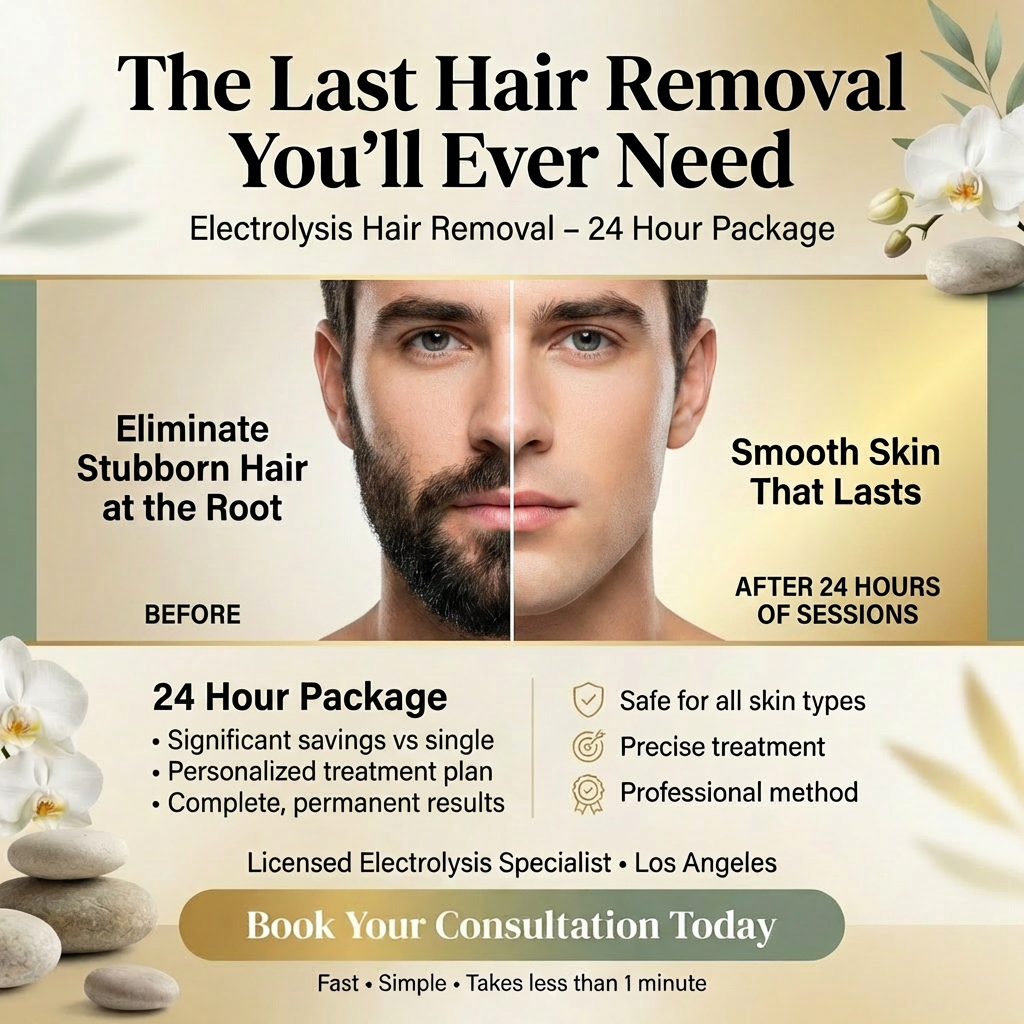 Electrolysis Hair Removal Hour Packages